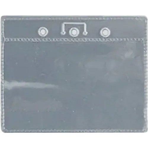 Прозрачный чехол для бейджа – 114×108 мм