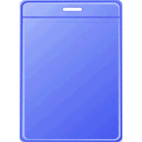 Пластиковый карман с цветной стенкой – 87×120 мм